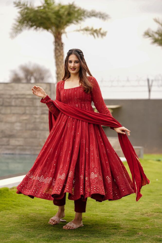 New latest anarkali dress hotsell